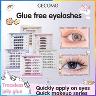 格蒙免胶假睫毛GECOMO Natural Glue free Fake Eyelashes Natural Eyelashes Bulu Mata Palsu Natural False Eyela