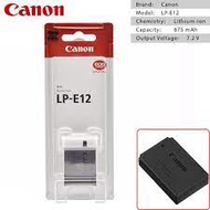 Canon LP-E12 original battery for Canon EOS M10/M100/M50 / EOS100D