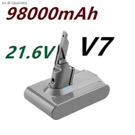 Original Dyson V7 Battery 21.6V 98000mAh Li lon Rechargeable Battery for Dyson V7 Battery Animal Pro Vacuum Cleaner Replacement bp039tv