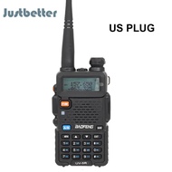 วิทยุมือถือ UV-5R ส่งสัญญาณระยะไกล Vhf/uhf 136-174MHz & 400-520MHz 5W UHF มือถือชุดไร้สายแฮมวิทยุ VH