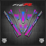 F1ZR Transparent Sticker F1ZR 110 Variation/ Cool Viral F1ZR Stripping/ Force1 Decal/ Stride1/