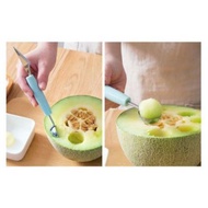 Pisau Potong Buah Tembikai Scoop Fruit Cutter Double Headed Fruit Making Bingsu  Fruit Cutter Double