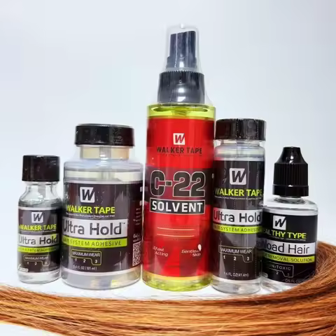 Wholesale C22 118ML 5/10PCS Lace Wig Remover WALKER TAPE Glue and C-22 SOLVENT Melting Spray for Wig