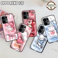 HP SENJACASE SOFTCASE GLASS TYPE 0PP0 RENO 13F NEWEST - Silicone - Glossy Case - Casing - - Latest -