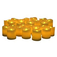 Rodss® LED Flameless Candles，Flickering Votive Candles，Flickering Battery Operated Candles，Set of 24