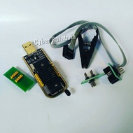 CH341A 24 25 EEPROM Flash USB Programmer & Clamp