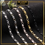 Bracelet Gelang Tangan Emas Korea Emas Bangkok Gelang Lelaki Gelang Perempuan Bangles Besi Stainless