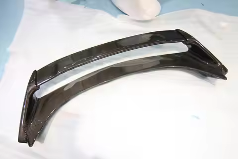 Carbon fiber+Fiber glass rear spoiler with base fit for Honda 2010 Civic Euro-R FN2