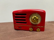 貓王 小王子 MAO KING FM/藍牙便攜式音響 收音機 MW-2A 紅色 迷你