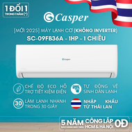 [LẮP 0Đ HCM/HN] Máy lạnh/ Điều hòa (không Inverter) Casper 1 chiều 1HP SC-09FB36A - Bảo hành 3 năm