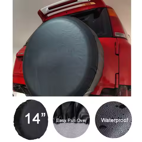 14 " Car Spare Tire Cover Boat Trailer RV Tyre Wheel Cover For Honda CRV 205/70R15 Summer Winter Pro