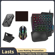 Mobile Games Converter Kit 5 in 1 Combo Bluetooth Connection Controller Mobilador Gaming Keyboard Mo