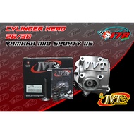 JVT big valve head 2v sporty 26/30 5mm stem