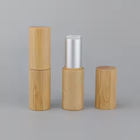 Bamboo 12.1mm Empty Lipstick Tubes Lipblam Bottles Packaging DIY Lipstick Bottles Package Lipgloss M