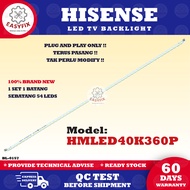 HMLED40K360P HISENSE 40 INCH LED TV BACKLIGHT ( LAMPU TV ) 40K360P 40" LED TV BACKLIGHT 40K360P 40K360 HMLED40K360