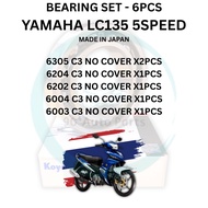 BEARING ENGINE SET C3 KOYO BEARING ENJIN MOTOR YAMAHA LC135 5S 135LC 5 SPEED 55C