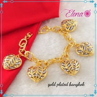Elena Emas Bangkok Emas Sadur Gelang Tangan Dewasa/Budak (ETB293)(ETB311)(ETB312)(ETB313)(ETB314)(ET
