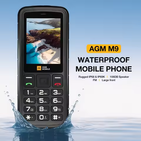 AGM M9 2G,Rugged Phone,Russian or English keyboardGSM Cellphone,2.4inch Screen Dual Sim,Large Button