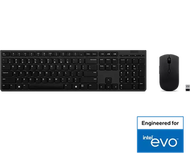 Lenovo - Lenovo Professional Wireless Rechargeable Combo Keyboard and Mouse-US English