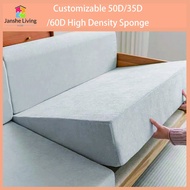 Customized-60D/50D/35D High Density Sponge Foam Sofa Cushion, for Mattress/Bay Window/Beach/Couch Pa