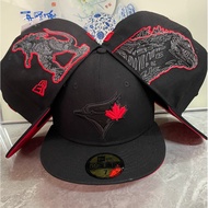 Toronto Blue Jays AAA high-quality embroidered baseball cap, co-branded Godzilla flat brim hip-hop h