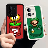 Case for VIVO Y28 Y17S V25E Y28s V25 Silicone Case H-9 Mario