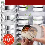 SM Food Grade High-Temperature Resistant Kitchen Food Vegetable Preservation Box- Portable Stainless