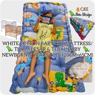 QEE BABY COT MATTRESS/ TILAM BESAR & TEBAL BABY NEWBORN-6 YEARS OLD (120CM×65CM)