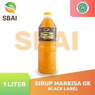Sirup Markisa GK Black Label 1 Liter 1 botol