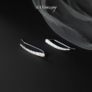 1000earring 925 Sterling Silver Via Climber Earrings - Silver