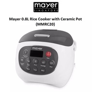 Mayer 0.8L Rice Cooker with Ceramic Pot MMRC20