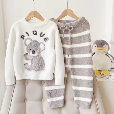 Gelato Pique Homme Gp Kids Family Soft Thickenedloosecute Koala Home Clothes Pajamas Suitheattechlon