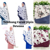 telekung corak printed kain telekung cotton meteral
