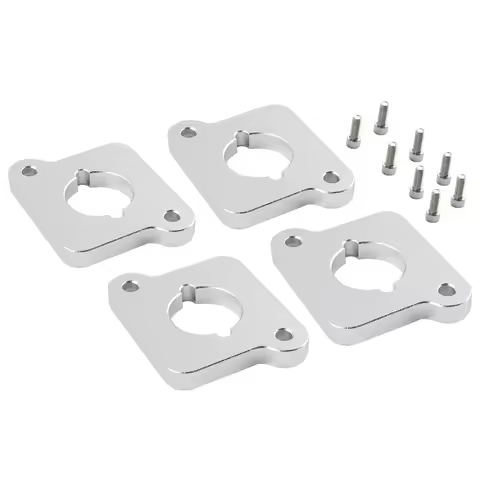 Red Blue Black Silver Coilpack Adapter Plates Billet For VW Audi Golf Jetta A4 A6 TT 1.8T to 2.0TFSI