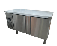 Stainless Steel 2 Door Counter Chiller / Freezer (Blower System) (Frost Free)