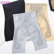 Suiiss Ice Silk Girdle Panties - High Waist, Breathable, Seamless Postpartum Body Shaper for Women