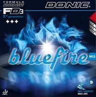 金好體育用品社 DONIC BLUEFIRE 藍色火焰 M2 紅/黑/2.0/MAX