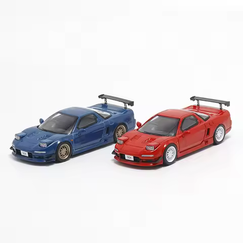 Fuji 1:64 NSX Mk1 NA1 Advance Wtih BBS Wheels White Carbon / ADVAN Diecast Model Car