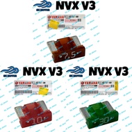 Yamaha NVX155 NVX 155 V3 Original Fuse (7.5A 10A 30A) Sekring D11-H2151-00 30 60