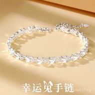 Girl Rabbit New Style 999 Sterling Silver O89Y