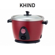 Khind Anshin Rice Cooker RC106M Stainless steel Inner Pot(RED)