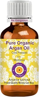 Deve Herbes Pure Argan (Moroccan) Oil (Argania spinosa) Therapeutic Grade Cold Pressed 30ml