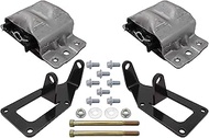 ICT Billet LS Swap Engine Conversion Mount Kit Compatible with 2WD 1988-1998 Chevy OBS Truck - LS1 L