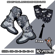 Cross mx boots trail adventure motocross free glove