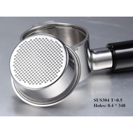 51mm Bottomless Portafilter Compatible with Gevi Espresso Machine, 51mm portafilter 3 ears with Pron
