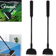 ROFOM Glass Algae Scraper, 33/53/73CM Stainless Steel Aquarium Cleaning Tool,  Dual-Use Algae Remova
