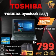 TOSHIBA Dynabook B55/J Intel Core i3 7th Gen / 8gb ram / 256gb ssd