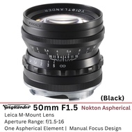 Voigtländer 50 mm / 1:1.5 Nokton Aspherical 50mm f/1.5 VM Lens (50 F1.5)