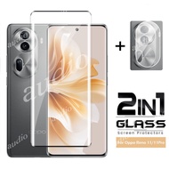 2in1 Hot Bending 3D Screen Protector Tempered Glass For Oppo Reno11 Pro 5G 2024 Screen Protector HD 