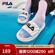 斐乐（FILA）女鞋运动拖鞋厚底凉拖沙滩鞋漂流船 奶白-GD 37.5